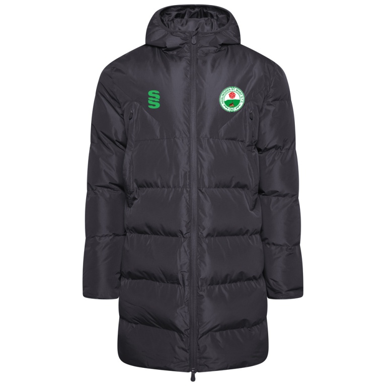 Active Long Padded Jacket - Black