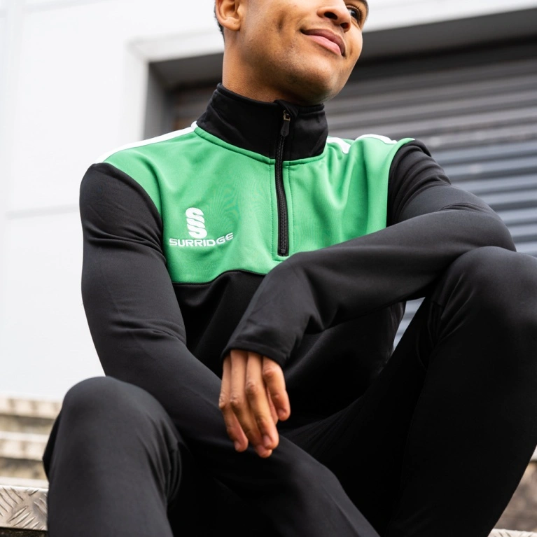 Haslingden St Marys FC - Blade Performance Top - Black Emerald White