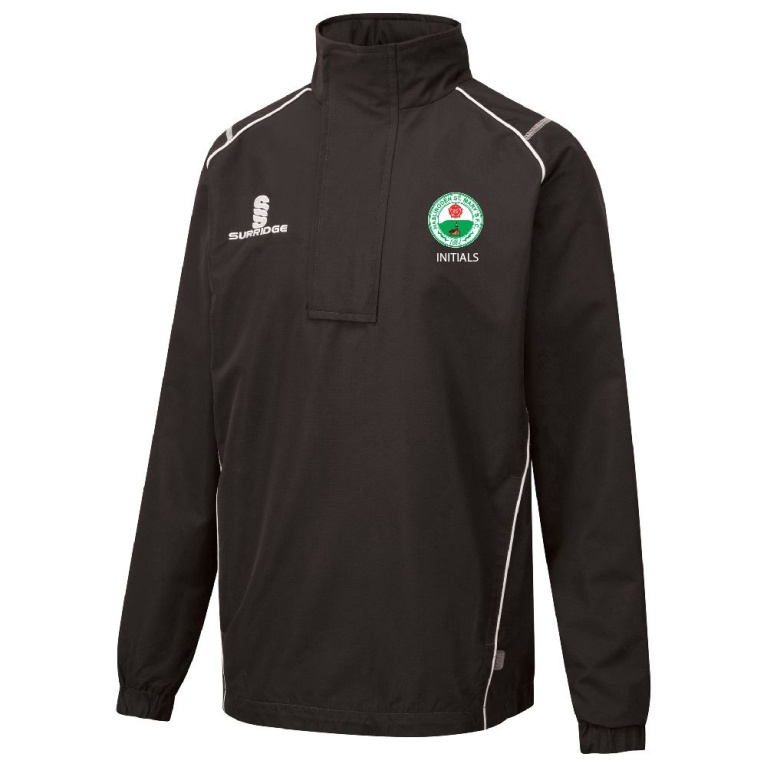 HASLINGDEN ST MARYS FC -CURVE 1/4 ZIP RAIN JACKET